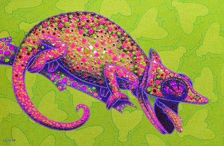 Pink Chamaeleon - Christoph Dose - Array auf Array - Array - Array
