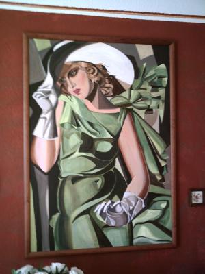 Dame in Grün - Gerda Heitmann - Array auf Array - Array - Array Dame in Grün - Gerda Heitmann - Array auf Array - Array - Array