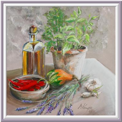 Naturaleza muerta con lavanda - Madalena Kempa - Array auf Array - Array - Array Naturaleza muerta con lavanda - Madalena Kempa - Array auf Array - Array - Array