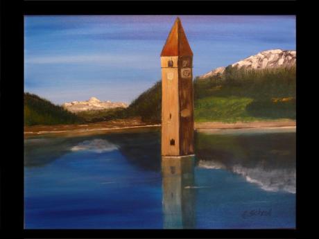 Reschensee/Südtirol - Edith Schroll - Array auf Array - Array - Array Reschensee/Südtirol - Edith Schroll - Array auf Array - Array - Array