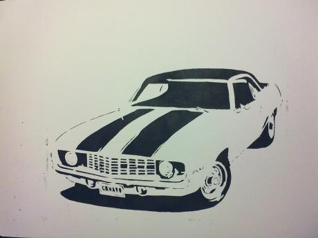 Camaro-stencil - Pia Drescher - Array auf Array - Array - Array Camaro-stencil - Pia Drescher - Array auf Array - Array - Array