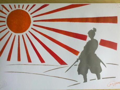 Ninja Silhouette - Pia Drescher - Array auf Array - Array - Array Ninja Silhouette - Pia Drescher - Array auf Array - Array - Array