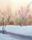 warm winter morning - Daniela Hartmann - Ãl auf - Landschaft-Winter - Klassisch warm winter morning - Daniela Hartmann - Ãl auf - Landschaft-Winter - Klassisch