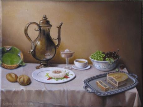 Stillleben mit Messingkanne - Stefan Rochler - Array auf Array - Array - Array Stillleben mit Messingkanne - Stefan Rochler - Array auf Array - Array - Array