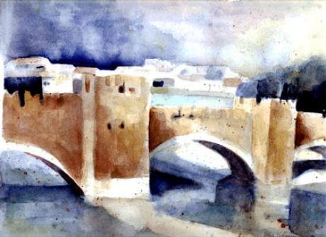 Die Brücke - Aquarellina - Array auf Array - Array - Die Brücke - Aquarellina - Array auf Array - Array -