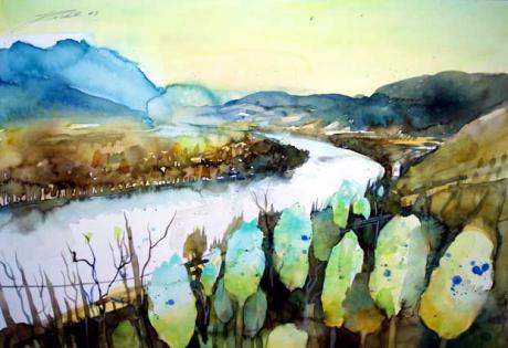 Wachauer Landschaft - Johann Pickl - Array auf Array - Array - Wachauer Landschaft - Johann Pickl - Array auf Array - Array -