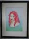 Red Hair Lady (Parfume) - Ju Shou - Aquarell-Airbrush auf Papier - Sonstiges - Red Hair Lady (Parfume) - Ju Shou - Aquarell-Airbrush auf Papier - Sonstiges -