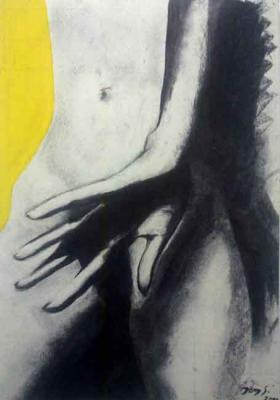 Kohlezeichnung /Acryl auf Papier /mdf - Jörg S. - Array auf Array - Array - Kohlezeichnung /Acryl auf Papier /mdf - Jörg S. - Array auf Array - Array -