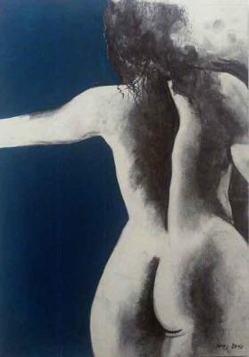 Kohlezeichnung /Acryl auf Papier /mdf - Jörg S. - Array auf Array - Array - Kohlezeichnung /Acryl auf Papier /mdf - Jörg S. - Array auf Array - Array -