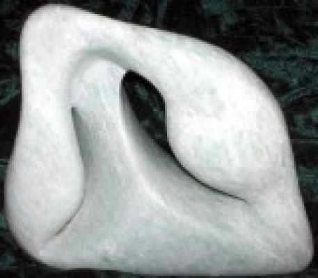 Skulptur aus grünem Speckstein - Imo - auf - Array - Array Skulptur aus grünem Speckstein - Imo - auf - Array - Array