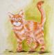 Katzenjunges - Annett Tropschug - Acryl auf Leinwand - Katzen - Figuration-Klassisch-Naturalismus-Realismus Katzenjunges - Annett Tropschug - Acryl auf Leinwand - Katzen - Figuration-Klassisch-Naturalismus-Realismus