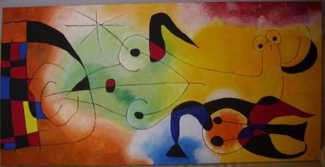 O.T. (angelehnt an ein Werk Mirós) - Christin Dahms - Array auf Array - Array - Array O.T. (angelehnt an ein Werk Mirós) - Christin Dahms - Array auf Array - Array - Array