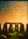 Stonehenge -Wolfgang Rose- - Wolfgang Rose - Ãl auf Leinwand - Sonstiges-Rosen - 