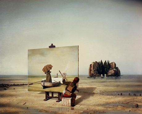 Selbst, beim malen der Toteninsel (1987) Siegfried - Siegfried Zademack - Array auf Array - Array - Selbst, beim malen der Toteninsel (1987) Siegfried - Siegfried Zademack - Array auf Array - Array -