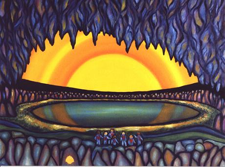 Sieben Pilger in einer Grotte (2001) Pèro - Pero - Array auf Array - Array - Sieben Pilger in einer Grotte (2001) Pèro - Pero - Array auf Array - Array -