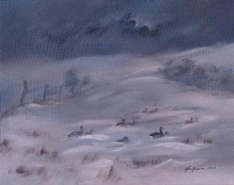 Gänse im Schnee (2001) Ulf-Peter Schwarz - Ulf-Peter (UP) Schwarz - Array auf Array - Array - Gänse im Schnee (2001) Ulf-Peter Schwarz - Ulf-Peter (UP) Schwarz - Array auf Array - Array -