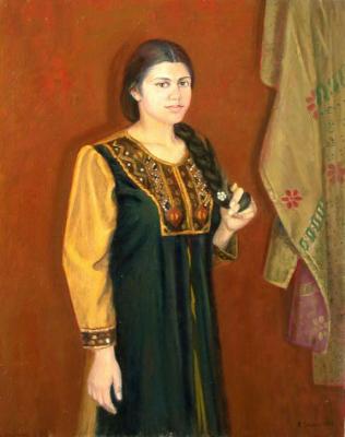 Portrait of artist daughter Rajni (2003) Edvard Sa - Edvard Sasun - Array auf Array - Array - Portrait of artist daughter Rajni (2003) Edvard Sa - Edvard Sasun - Array auf Array - Array -