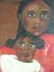 Mutter und KInd - Helga Fahmi-Hansmann - Acryl auf Leinwand - Portrait-Kinder - Realismus Mutter und KInd - Helga Fahmi-Hansmann - Acryl auf Leinwand - Portrait-Kinder - Realismus