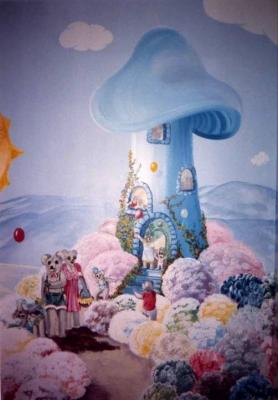 Kinderzimmer (Pilzhaus Detail) 1987 - Noél Dietrich - auf - Array - Kinderzimmer (Pilzhaus Detail) 1987 - Noél Dietrich - auf - Array -