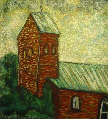 Kirche St. Laurenti in Süderende (Föhrer Skizzen), - F. Berndkaster - Array auf - Array - Kirche St. Laurenti in Süderende (Föhrer Skizzen), - F. Berndkaster - Array auf - Array -