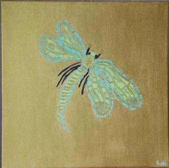 Libelle auf Gold - Silvia Goltz - Array auf Array - Array - Array Libelle auf Gold - Silvia Goltz - Array auf Array - Array - Array