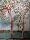 2 Bäume an der Dahme - Salzblatt Annette Schaefer - Aquarell auf - Landschaft - 2 Bäume an der Dahme - Salzblatt Annette Schaefer - Aquarell auf - Landschaft -