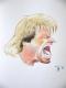 Oliver Kahn Karikatur - Thomas Honermont - Aquarell auf - - Oliver Kahn Karikatur - Thomas Honermont - Aquarell auf - -