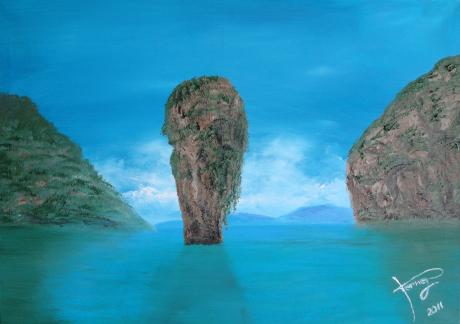 James Bond Felsen (Khao Tapo) - Heiner Höppner - Array auf Array - Array - 