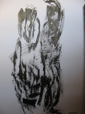 2 Wandernde - Salzblatt Annette Schaefer - Array auf - Array - 2 Wandernde - Salzblatt Annette Schaefer - Array auf - Array -