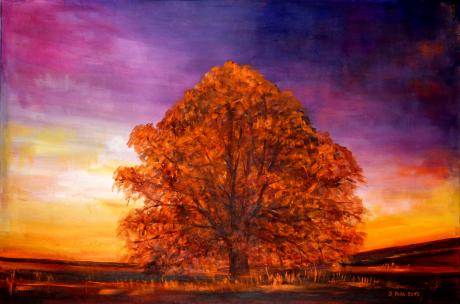 Baum im Abendrot - Doris Pohl - Array auf Array - Array - Array Baum im Abendrot - Doris Pohl - Array auf Array - Array - Array