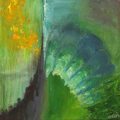 Abstraktes/ Grünblau - Ute Hegel - Array auf Array - Array - Array Abstraktes/ Grünblau - Ute Hegel - Array auf Array - Array - Array