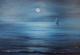 Moonlight - Elke Sommer - Acryl auf Leinwand - Meer - Realismus