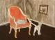 Die Katze auf dem Stuhl - Annett Tropschug - Acryl auf Leinwand - Katzen-Sonstiges-Stillleben - Figuration-Gegenständlich-Klassisch-Realismus-Retro Die Katze auf dem Stuhl - Annett Tropschug - Acryl auf Leinwand - Katzen-Sonstiges-Stillleben - Figuration-Gegenständlich-Klassisch-Realismus-Retro