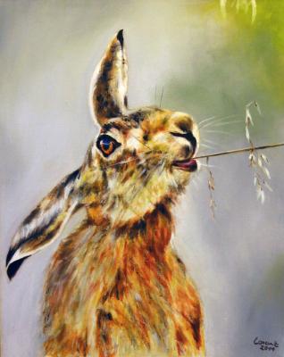 Hase - Porträt eines glücklichen Tieres - Gunter Lorenz - Array auf Array - Array - Array Hase - Porträt eines glücklichen Tieres - Gunter Lorenz - Array auf Array - Array - Array