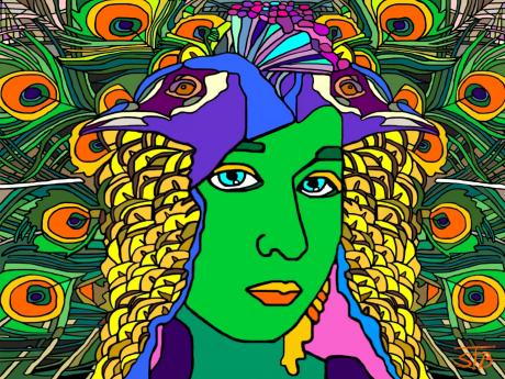 Das Mädchen mit dem Pfauenhut - SUSANNE eva maria FISCHBACH - Array auf Array - Array - Das Mädchen mit dem Pfauenhut - SUSANNE eva maria FISCHBACH - Array auf Array - Array -