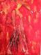 Frau auf Rot - Marie-Therese Schmahl - Acryl auf Leinwand - Menschen - Frau auf Rot - Marie-Therese Schmahl - Acryl auf Leinwand - Menschen -