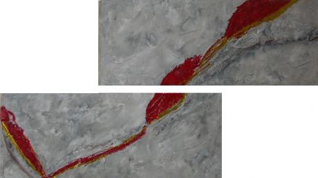 Lava 2 - Diptichon - Martina Fliegner - Array auf Array - Array - Array Lava 2 - Diptichon - Martina Fliegner - Array auf Array - Array - Array