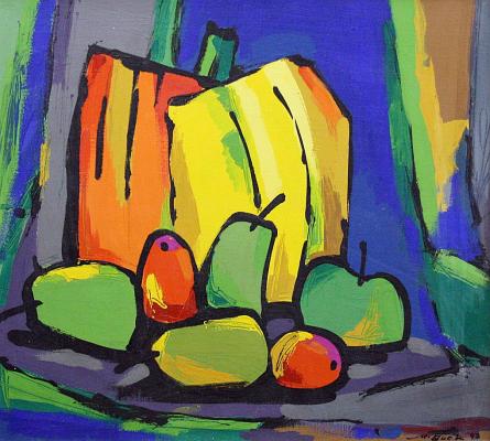 Kürbis mit Äpfel - Michael Buch - auf - Array - Kürbis mit Äpfel - Michael Buch - auf - Array -