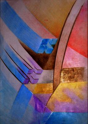 Abstrakte Zeichnung (XIII,12.02) (Geometrisierung) - Nagip Naxhije Papazi - Array auf Array - Array - Array Abstrakte Zeichnung (XIII,12.02) (Geometrisierung) - Nagip Naxhije Papazi - Array auf Array - Array - Array