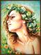 Frühlingsgefühle - Oxana Schobert - Acryl auf Karton - Frauen-Gesichter - Frühlingsgefühle - Oxana Schobert - Acryl auf Karton - Frauen-Gesichter -