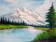 Alpenlandschaft - Michael Keissner - Acryl auf - Berge - Alpenlandschaft - Michael Keissner - Acryl auf - Berge -