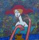 Cafe - Aleksandra Schoenfeld - Acryl auf Leinwand - - Cafe - Aleksandra Schoenfeld - Acryl auf Leinwand - -
