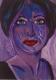 Nenn mich Lila - Aleks Wagner - Acryl auf Papier - Frauen-Gesichter-Gefühle - Abstrakt Nenn mich Lila - Aleks Wagner - Acryl auf Papier - Frauen-Gesichter-Gefühle - Abstrakt