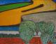 Landschaft mit Ãcker - Wolfgang Blümel - Ãl auf Leinwand - Landschaft-Sonstiges - Landschaft mit Ãcker - Wolfgang Blümel - Ãl auf Leinwand - Landschaft-Sonstiges -