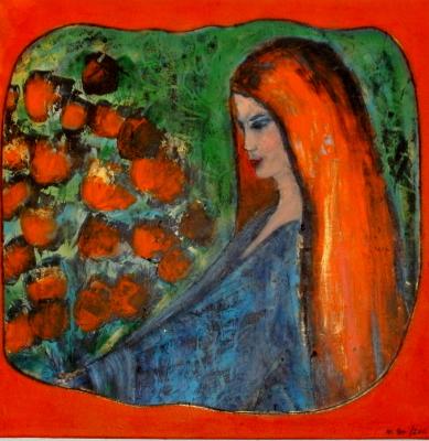 beim Blumenbinden - Marlis Schabacker-Bock - auf Array - Array - beim Blumenbinden - Marlis Schabacker-Bock - auf Array - Array -