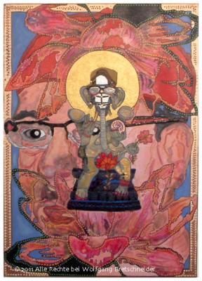 Selbstbildnis 01 (Acryl on Canvas; 50x70) - Wolfgang Bretschneider - Array auf Array - Array - Selbstbildnis 01 (Acryl on Canvas; 50x70) - Wolfgang Bretschneider - Array auf Array - Array -