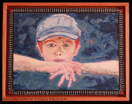 Portrait Max (Acryl ond Canvas; 48x36) - Wolfgang Bretschneider - Array auf Array - Array - Portrait Max (Acryl ond Canvas; 48x36) - Wolfgang Bretschneider - Array auf Array - Array -