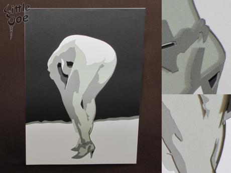 Scherenschnitt-Frau 1 - Little Joe - auf - Array - Scherenschnitt-Frau 1 - Little Joe - auf - Array -