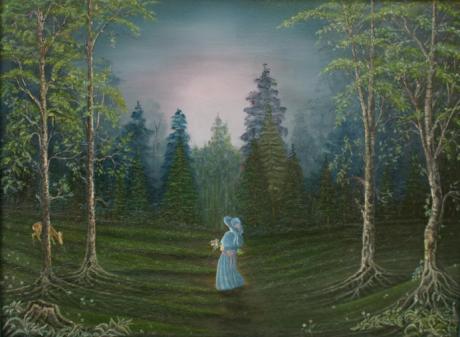 Begegnung im Wald - Uwe Schiller - auf - Array - Begegnung im Wald - Uwe Schiller - auf - Array -