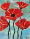 Mohnblume I - Aleksandra Schoenfeld - Acryl auf Leinwand - Mohn - Mohnblume I - Aleksandra Schoenfeld - Acryl auf Leinwand - Mohn -